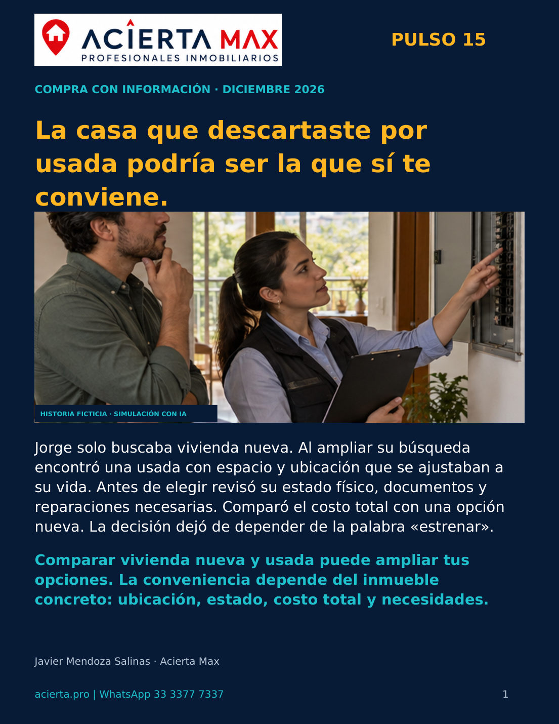 Portada del PULSO 15
